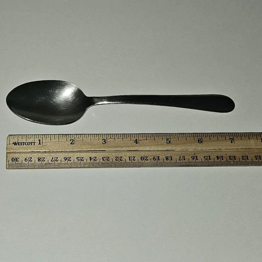 2 Stainless Steel Dessert ? Spoons Mixed Lot 7.25